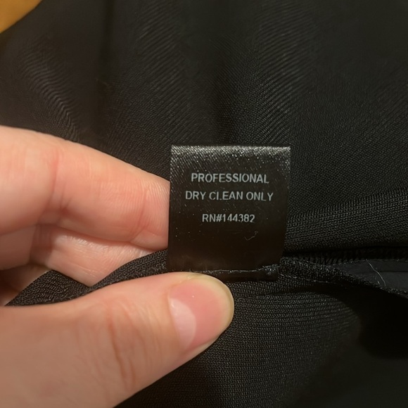 ADEAM Black V-Neck Short Sleeve Pleated Asymmetric Hem Long Tent Dress M - Picture 14 of 16